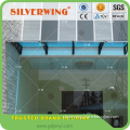 DIY plastic balcony awnings wind resistant canopy awnings material for door rain cover